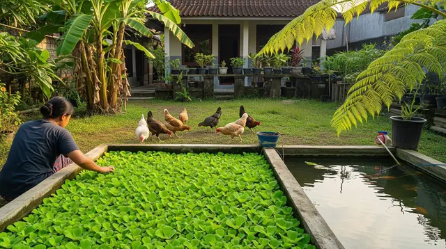 10 Cara Membuat Sistem Ternak Ikan dan Kebun Sayur yang Saling Menguntungkan, Hemat Lahan dan Pakan