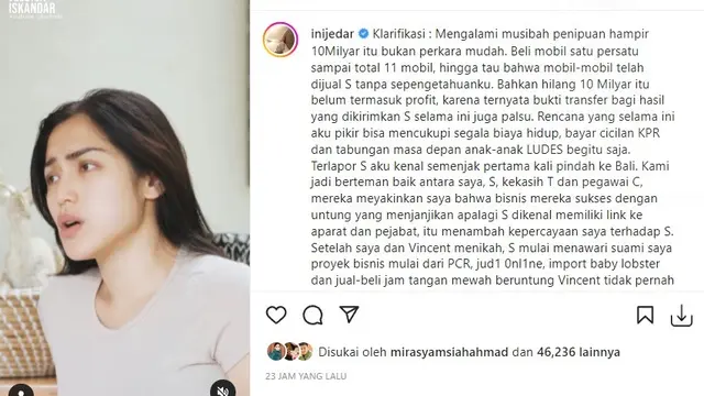 Jessica Iskandar (Foto: Instagram/@inijedar)
