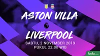 Premier League - Aston Villa Vs Liverpool (Bola.com/Adreanus Titus)