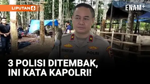 VIDEO: 3 Polisi yang Ditembak di Lampung Naik Pangkat Jadi KPLB Anumerta