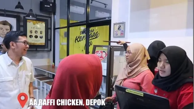 7 Potret Isi Restoran Ayam Goreng Raffi Ahmad di Depok, Pajang Foto Keluarga
