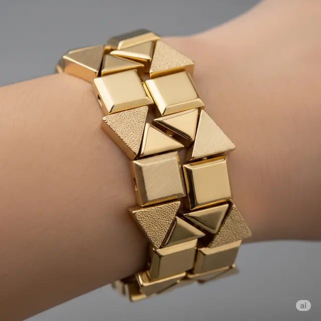 Model Gelang Emas 22 Karat 5 Gram yang Unik.