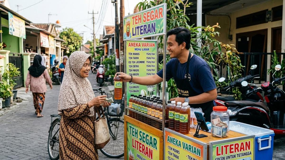 10 Ide Jualan Minuman Literan untuk Tetangga Sekitar, Kopi Susu hingga Teh Kekinian