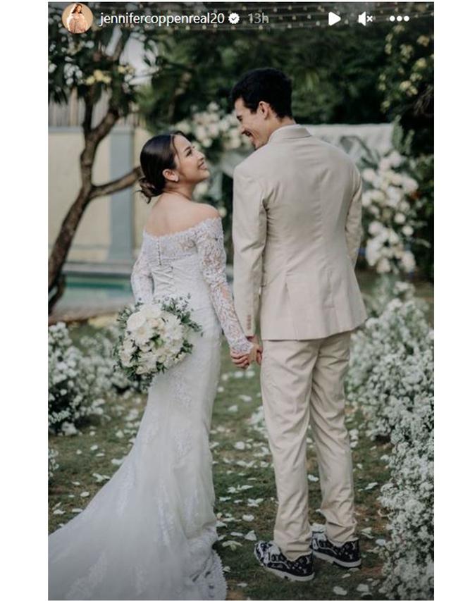 8 Momen Pernikahan Jennifer Coppen dan Dali Wassink, Berlangsung Secara Islam