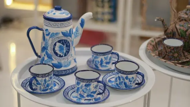 Puluhan pelaku UMKM digandeng Kemenparekraf untuk menggelar pameran bertajuk Creartive Culture Home (C2H), di Summarecon Mall Serpong, Tangerang.