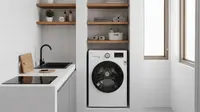 10 Model Dapur Rumah Tipe 36 Kombinasi dengan Ruang Laundry Mini, Desain Estetik Minimalis