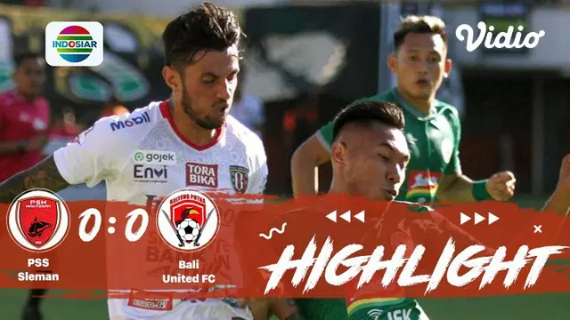 Full Highlight - PSS Sleman 0 vs 0 Bali United | Shopee Liga 1 2019/2020