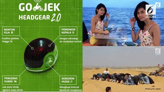 Video Hit hari ini hadir dengan berita dari mantan artis panas Thailand yang cari jodoh, helm canggih Go-Jek, dan warga Gaza yang ditembaki tentara Israel.