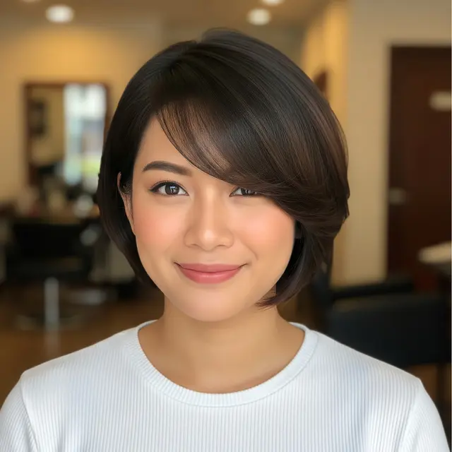 Model Rambut Pendek Wanita ala Jepang (Image by Gemini AI)