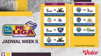 Link Live Streaming PLN Mobile Proliga 2022 Pekan Kelima di Vidio, 11 Hingga 13 Februari 2022. (Sumber : dok. vidio.com)