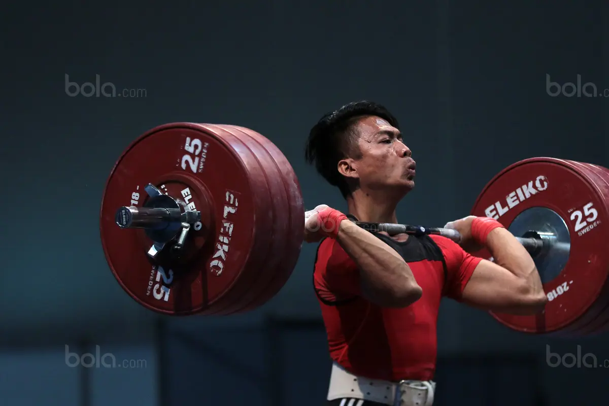 Test Event Asian Games 2018, Angkat Besi, Bola.com, Deni