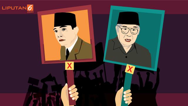 Foto Sukarno Dan Soeharto Dilarang Ikut Kampanye News Liputan6 Com