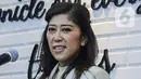 Menurut Meutya Hafid, Kemkomdigi dan OJK telah sepakat untuk memperkuat pengembangan regulasi yang responsif terhadap pengembangan teknologi. (Liputan6.com/Herman Zakharia)