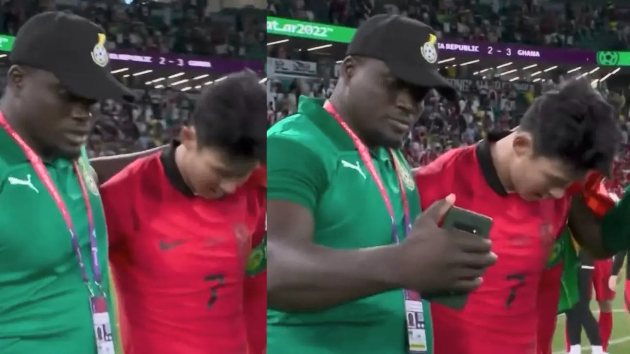Staf Ghana Ajak Son Heung Min Selfie