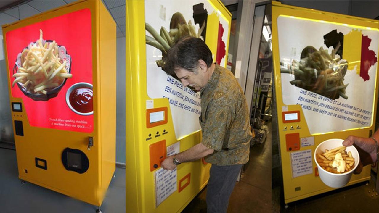 Unik, Belgia Ciptakan Mesin ATM yang Jual Kentang Goreng