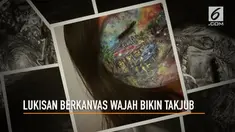 Mariah Malik miliki kemampuan yang tak biasa. Ia mampu melukis di atas wajahnya.