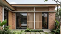 7 Desain Rumah Desa Nuansa Japandi Pakai Kayu dan Bata Ekspos, Lagi Tren di 2026