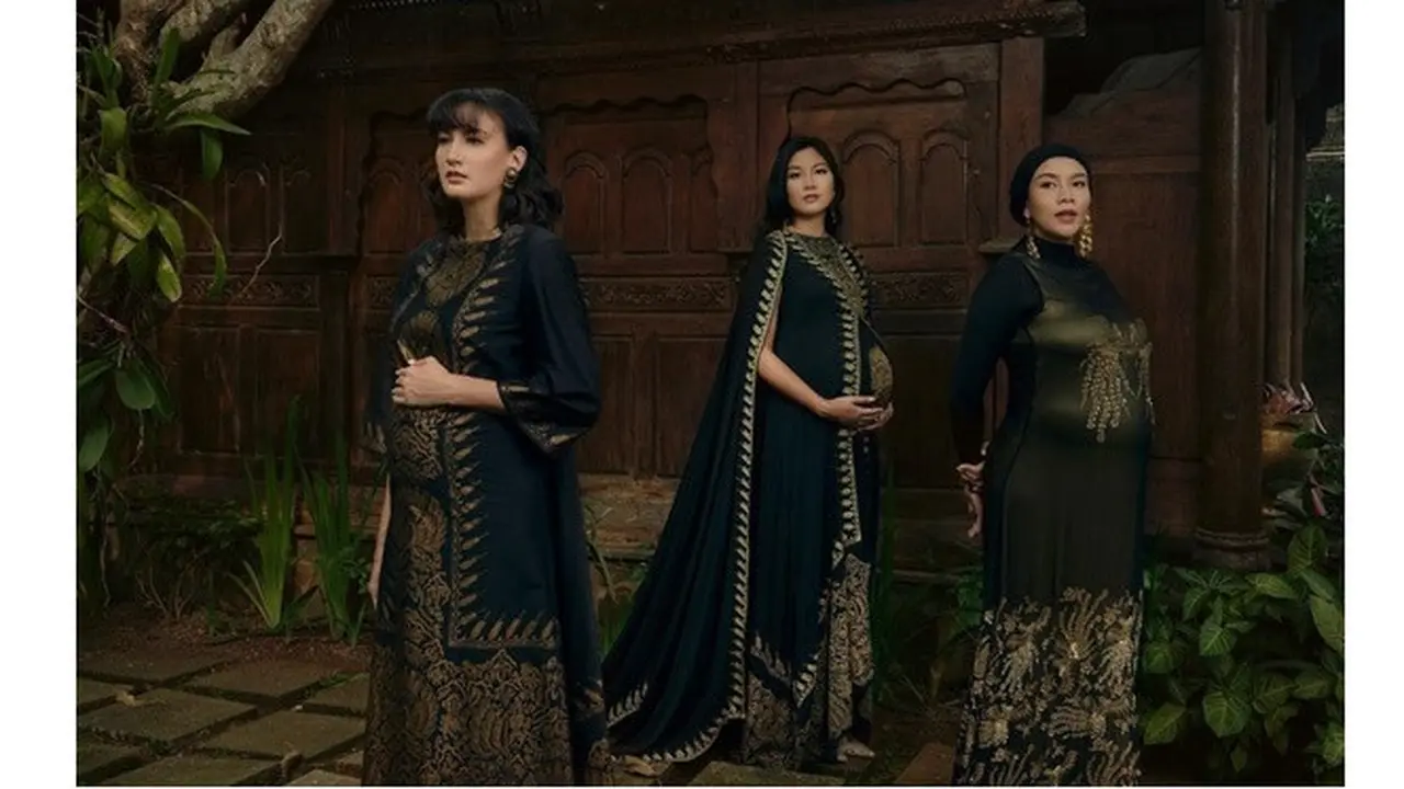 6 Gaya Maternity Shoot Nadine Chandrawinata, Kompak Bareng Putri Indonesia