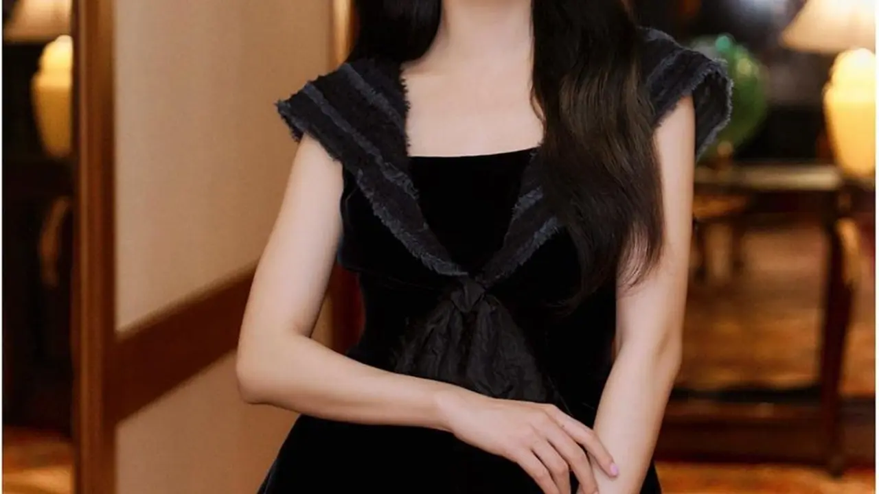 FOTO: Penampilan Jisoo Blackpink dalam Press Conference Snowdrop, Memesona