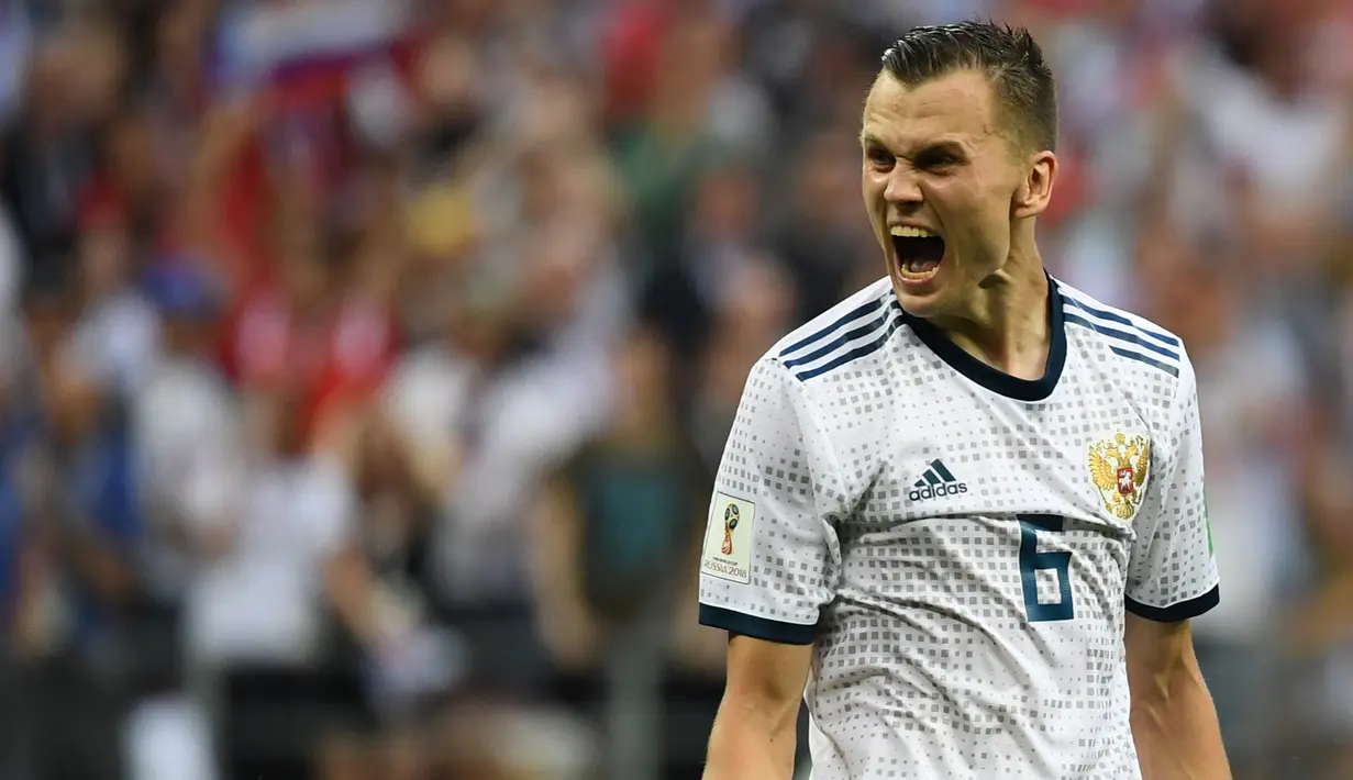 5. Denis Cheryshev (Rusia) - 3 Gol. (AFP/Yuri Cortez)
