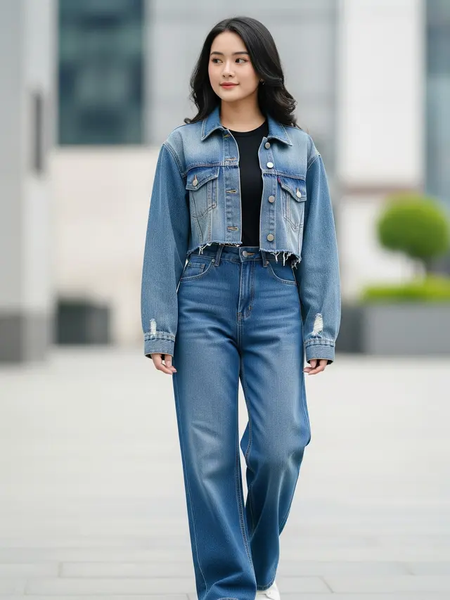 Korean Denim on Denim