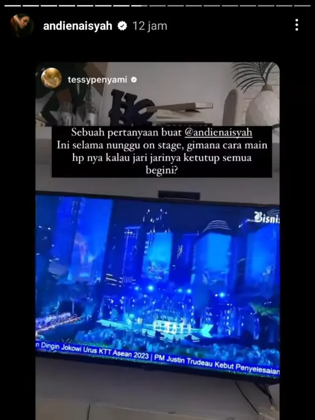 Unggahan Andien. (Foto: Dok. Instagram @andienaisyah)