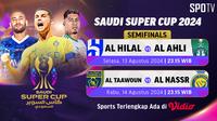 Jadwal Live Streaming Semifinal Saudi Super Cup 2024 di Vidio Pekan Ini. (Sumber: dok. vidio.com)