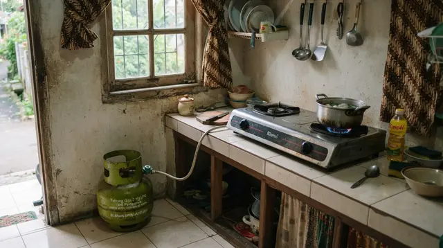7 Cara Menyimpan Gas LPG di Dapur agar Tidak Memicu Kebakaran
