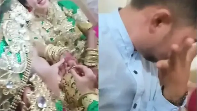6 Momen Cowok Berusaha Tegar Saat Hadiri Nikahan Mantan, Netizen: Ku Menangis Membayangkan