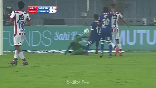 Atletico de Kolkata 1-2 Chennaiyin | Liga Super India | Highlight Pertandingan dan Gol-gol