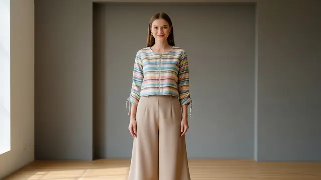 Model Baju Lurik Blazer yang Elegan di 2025/ Ilustrasi AI