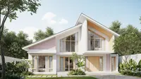 7 Gambar Rumah Minimalis Atap Miring, Tampilan Simpel tapi Elegan di 2026