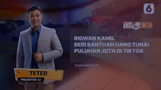 Kabar tentang calon gubernur Jakarta 2024, Ridwan Kamil memberikan bantuan uang tunai puluhan juta rupiah lewat TikTok beredar di media sosial. Benarkah dalam video itu Ridwan Kamil memberikan bantuan berupa uang tunai?
