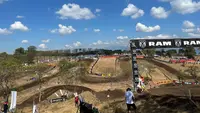 Sirkuit Samota, venue MXGP Sumbawa 2023 terletak di pesisir utara pulau Sumbawa, Nusa Tenggara Barat. (Bola.com/Wiwig Prayugi)
