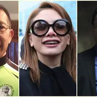 Nikita Mirzani dan Partahi Sihombing dan Dwi Heri Sulistiawan. (Bintang Pictures)