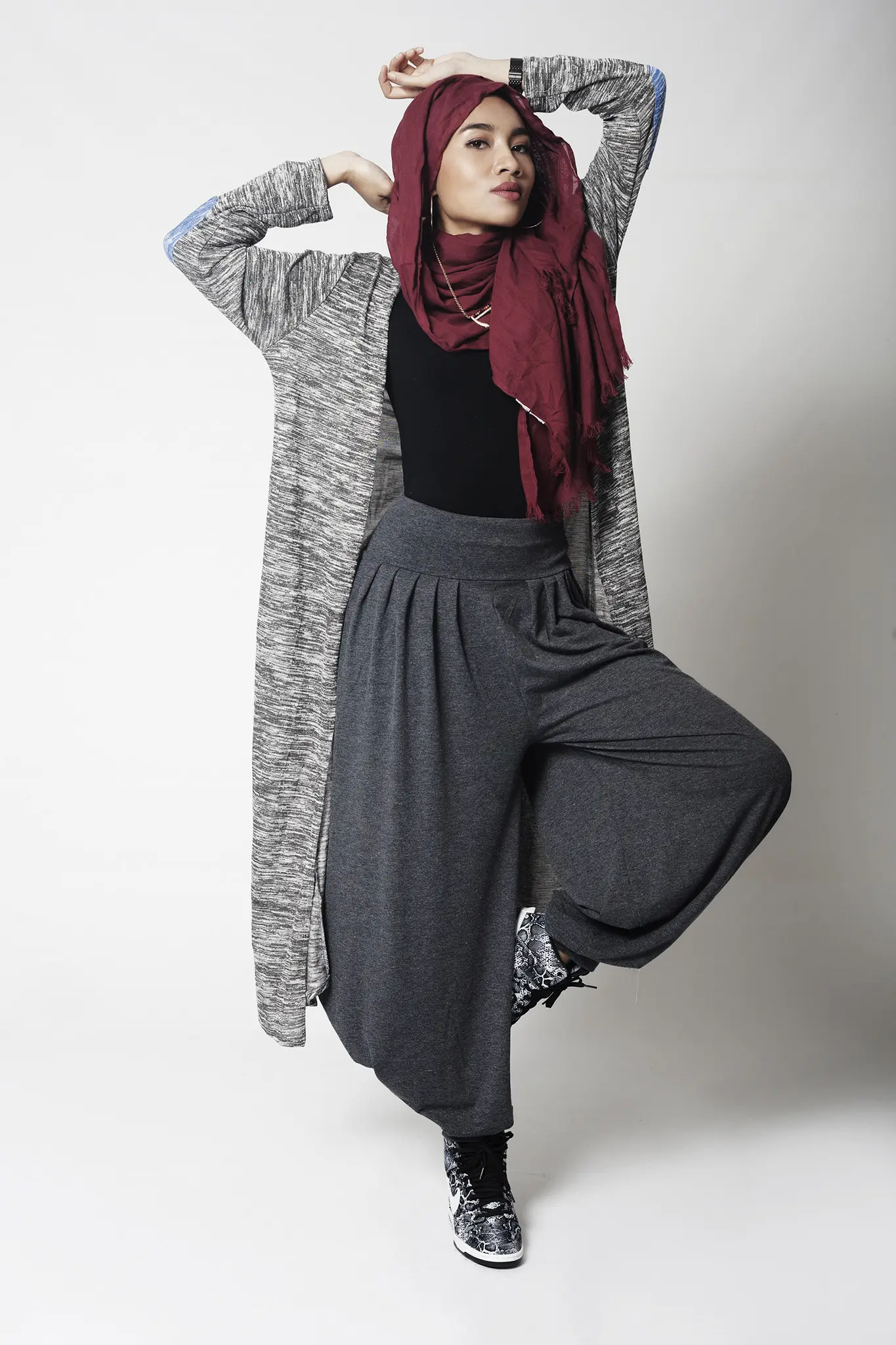 Celana untuk cewek hijab. (pinterest)