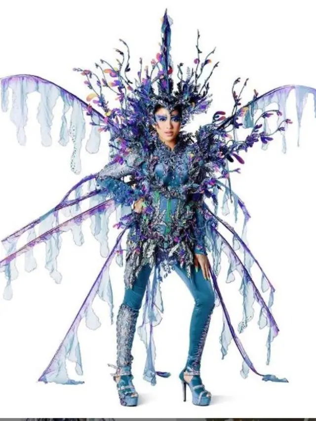 Tiara Andini Pamerkan Kostum Unik untuk Jember Fashion Carnaval 2021