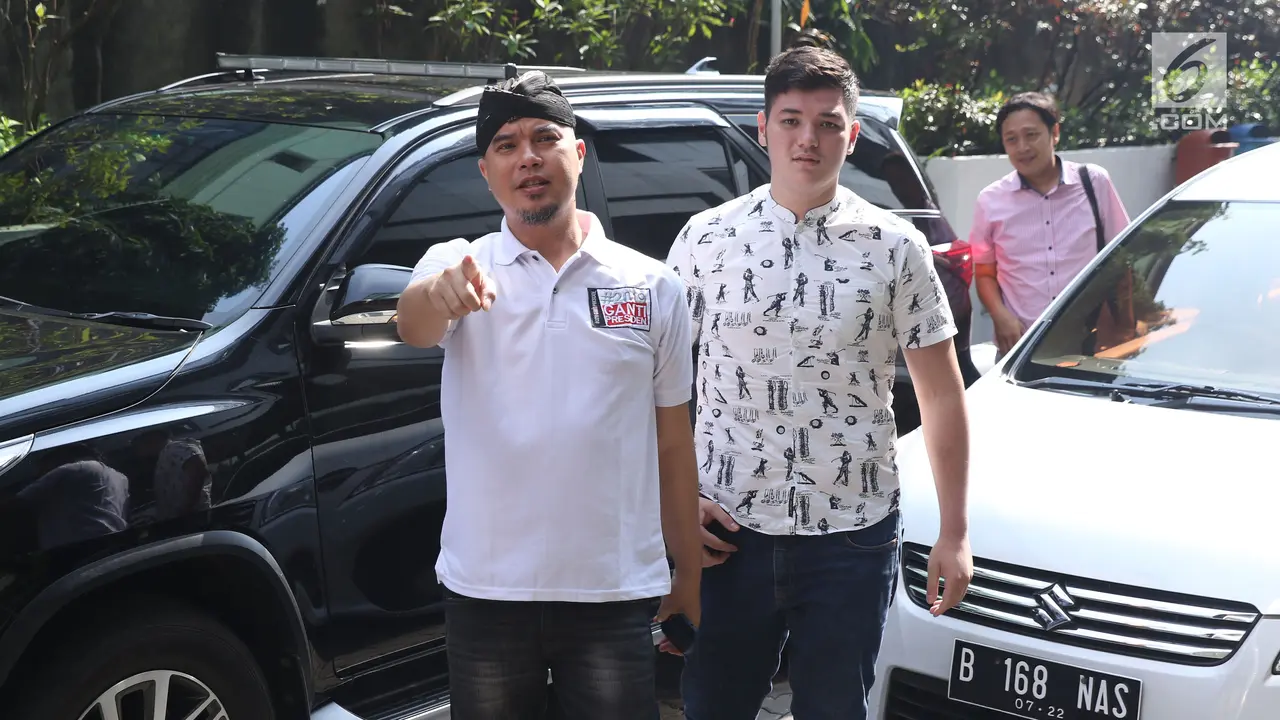 Ahmad Dhani Lapor ke Bareskrim Mabes Polri