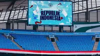 Manchester City turut memperingati Hari Ulang Tahun (HUT) ke-78 Republik Indonesia dengan menghias Etihad Stadium bernuansa Merah Putih. (Instagram/@mancity)