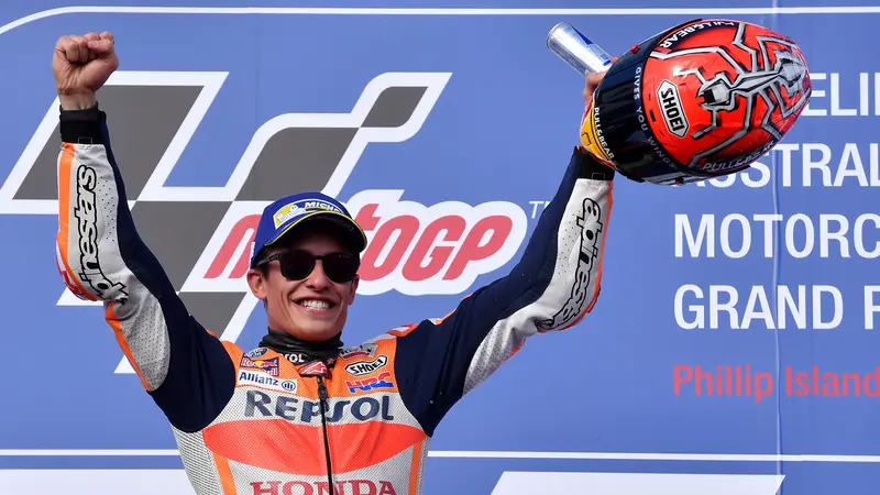 Lewati Duel Sengit, Marquez Juara MotoGP Australia