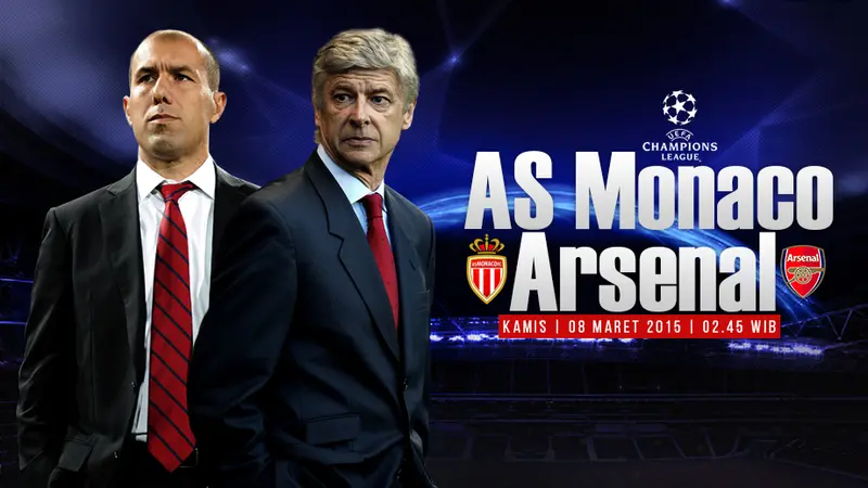 Prediksi AS Monaco Vs Arsenal (Pelatih)