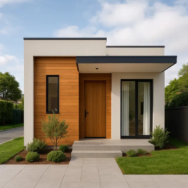 Desain Rumah 6x10 Atap Datar