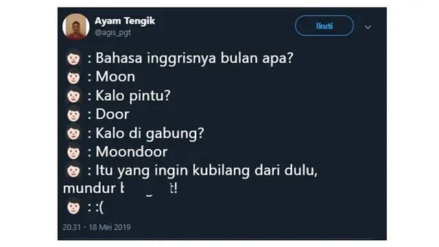 Plesetan Netizen Soal Gabungan Kata Bahasa Inggris ini Bikin Tepok Jidat