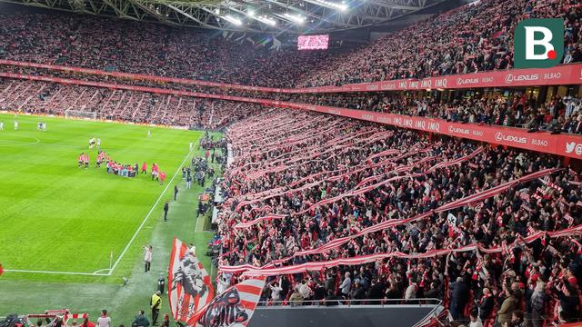 Aksi suporter Athletic Bilbao