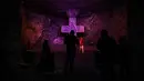 Katedral Zipaquira adalah sebuah gereja Katolik Roma yang dibangun di dalam terowongan tambang garam yang terletak 200 meter di bawah tanah. (JUAN BARRETO / AFP)