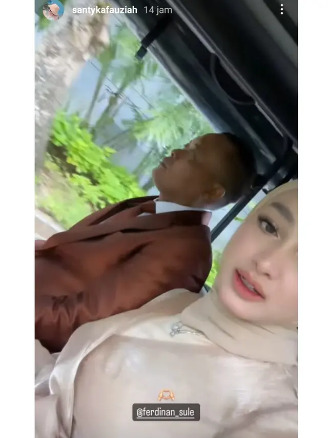 8 Potret Santyka Kekasih Sule di Resepsi Rizky Febian dan Mahalini di Bali, Memukau