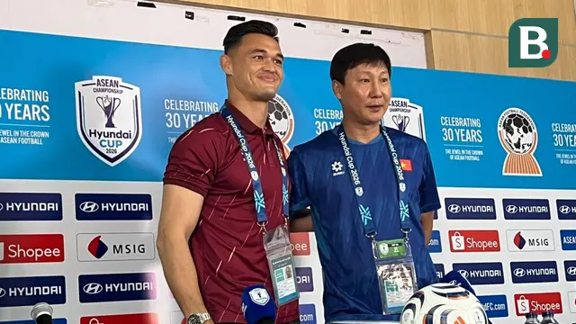 Patrik Le Giang dan Kim Sang-sik - Piala AFF 2026.