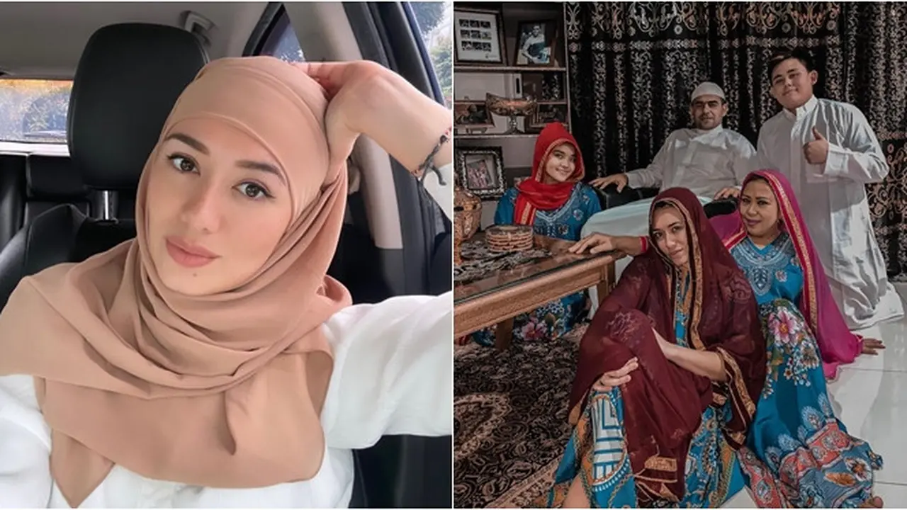 6 Potret Amanda Gonzales Pakai Hijab, Banjir Pujian saat Ikut Tausiah
