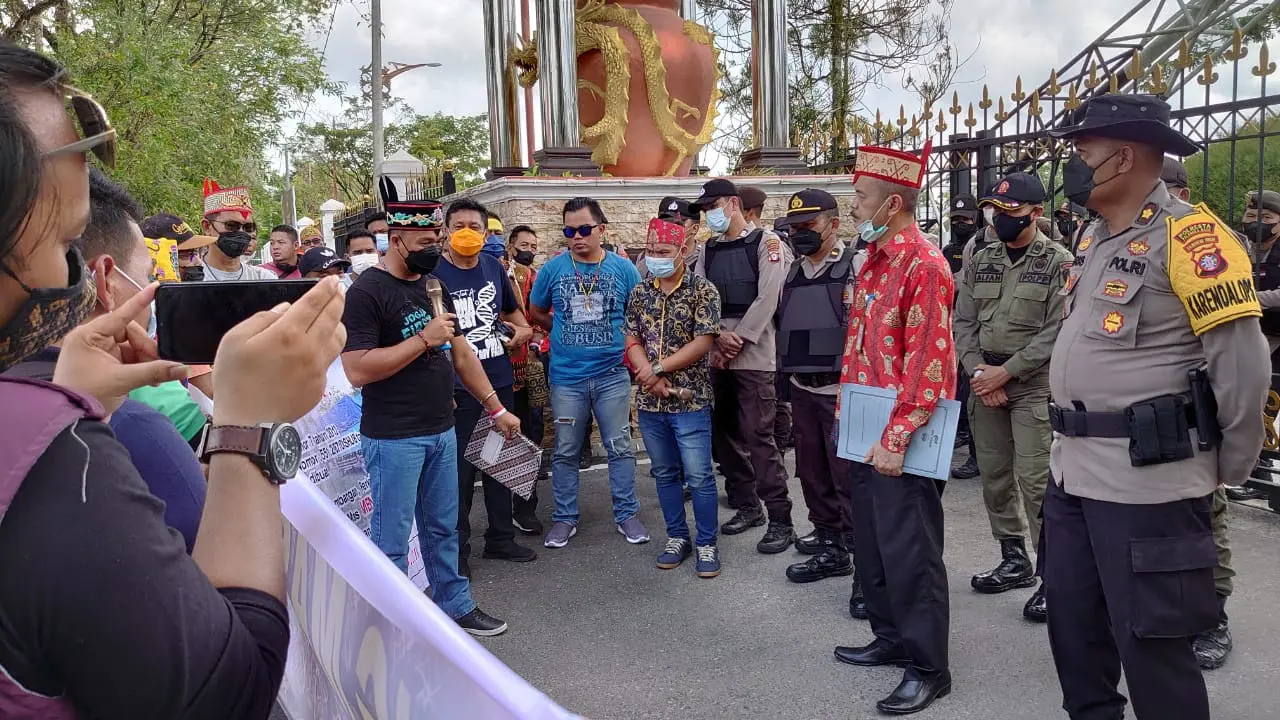 Demo di Palangka Raya