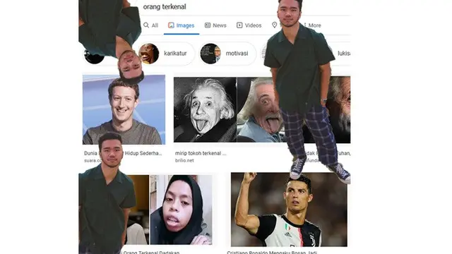 Pria Ini Minta Edit Foto dengan Orang Terkenal, 7 Hasilnya Bikin Geleng-Geleng